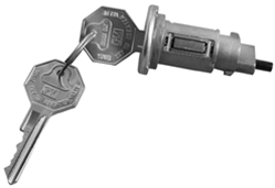 Later Key Style 100 New 66-67 GM Ignition Lock & Key Octagon