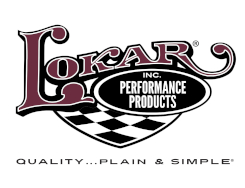 Lokar 1968 - 1972 Nova Black Billet Aluminum Curved Automatic Brake Pad with Rubber Inserts